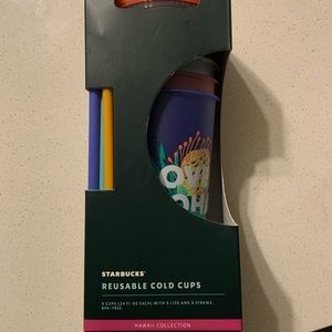 Starbucks Hawaii reusable cold tumblers